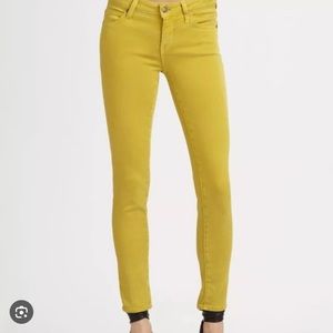 VINCE mustard yellow jeans